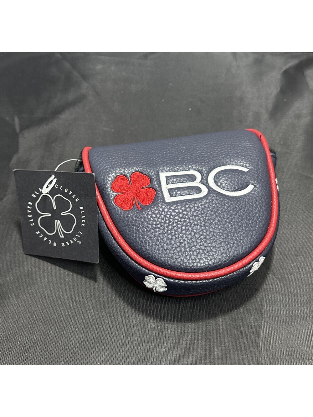 Black Clover Live Lucky Mallet Putter Head Cover Blue White Red Magnetic NWT